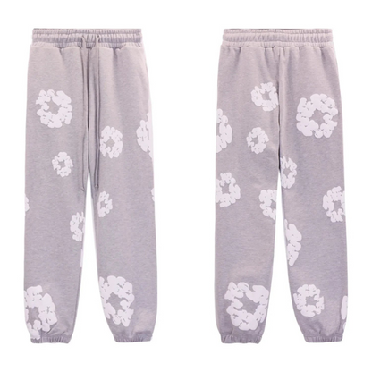 Caleb – Ensemble fleuri avec sweat à capuche manches longues & pantalon large