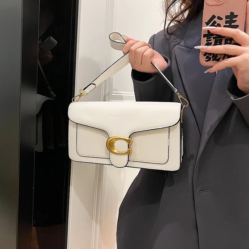**Sac bandoulière minimaliste pour femme – Compartiments multiples & style élégant et neutre