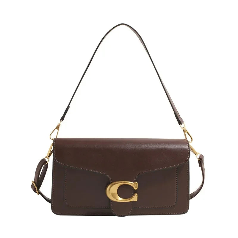 **Sac bandoulière minimaliste pour femme – Compartiments multiples & style élégant et neutre