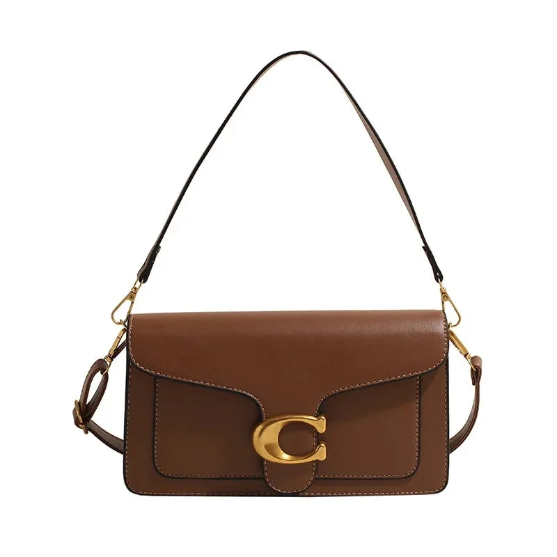 **Sac bandoulière minimaliste pour femme – Compartiments multiples & style élégant et neutre