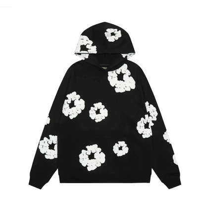 Caleb – Ensemble fleuri avec sweat à capuche manches longues & pantalon large