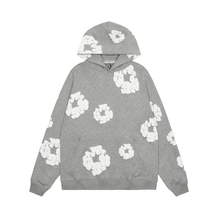 Caleb – Ensemble fleuri avec sweat à capuche manches longues & pantalon large