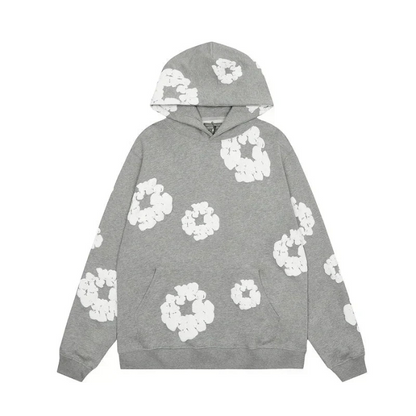 Caleb – Ensemble fleuri avec sweat à capuche manches longues & pantalon large