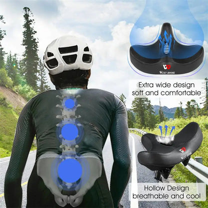 **Selle de vélo ultra-confort ergonomique avec rembourrage épais et ventilation – VeloraRide**
