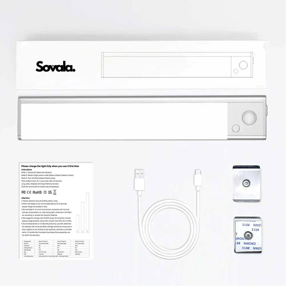 Bande LED sans fil – Éclairage décoratif moderne et facile à installer