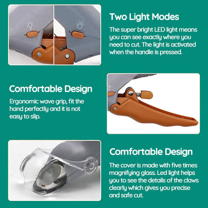 PawGuard Pro Smart Nail Clippers with Quick-Detection Sensors