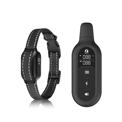 Collier de dressage pour chien avec télécommande – Étanche, portée 1000 m, bip, vibration et 16 niveaux réglables