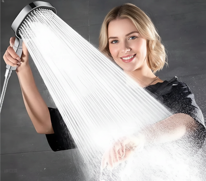 Pommeau de douche haute pression avec effet turbo et système de filtration