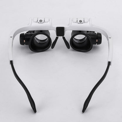 Lunettes loupe professionnelles avec éclairage LED – 3 niveaux de grossissement