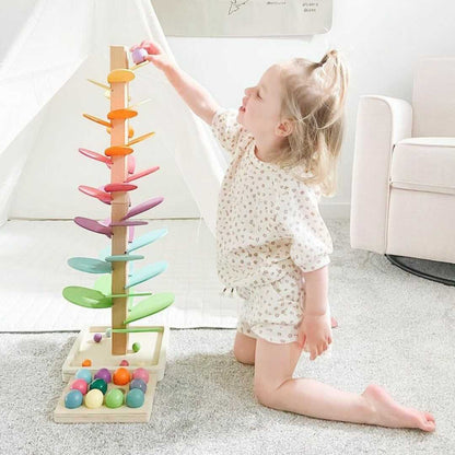 Rainbow Wooden Sound Tower | Sensory Educational Play Set