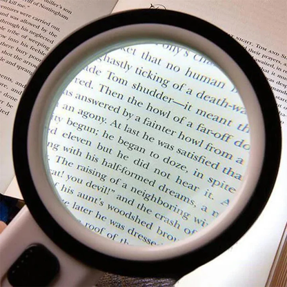 Loupe LED grossissante 30X haute précision pour lecture et inspection détaillée
