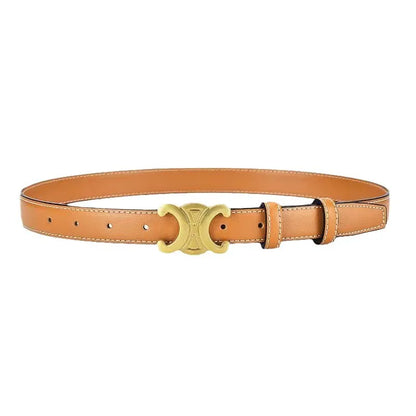 Ceinture noire élégante avec boucle dorée – Chic, polyvalente et facile à assortir