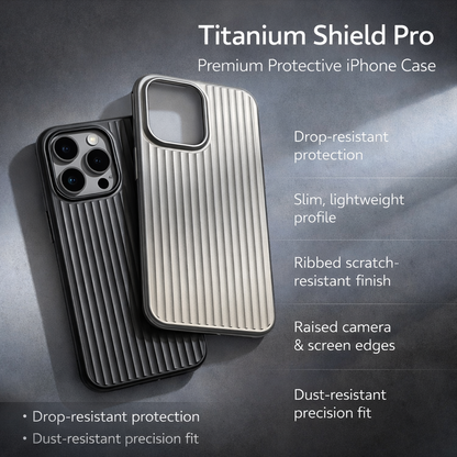 Titanium Shield Pro – Coque de protection premium pour iPhone