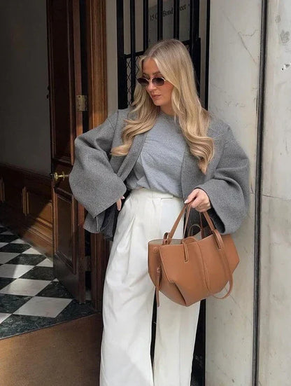 Olivia – Sac cabas chic avec double poignée et bandoulière amovible