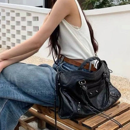 Astrid – Sac à main décontracté multi-poches zippées avec bandoulière