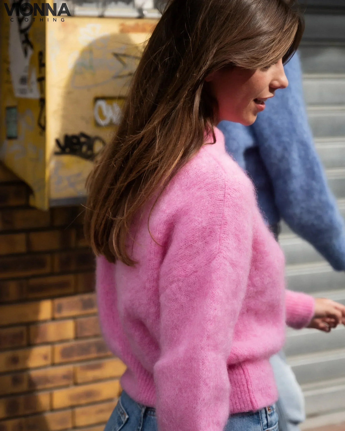 Jane | Pull premium effet mohair