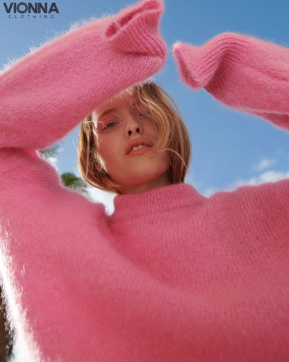 Jane | Pull premium effet mohair