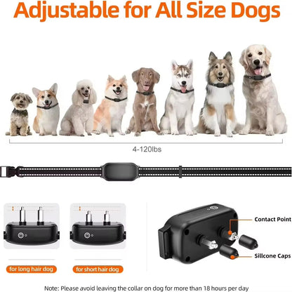 Collier de dressage pour chien avec télécommande – Étanche, portée 1000 m, bip, vibration et 16 niveaux réglables
