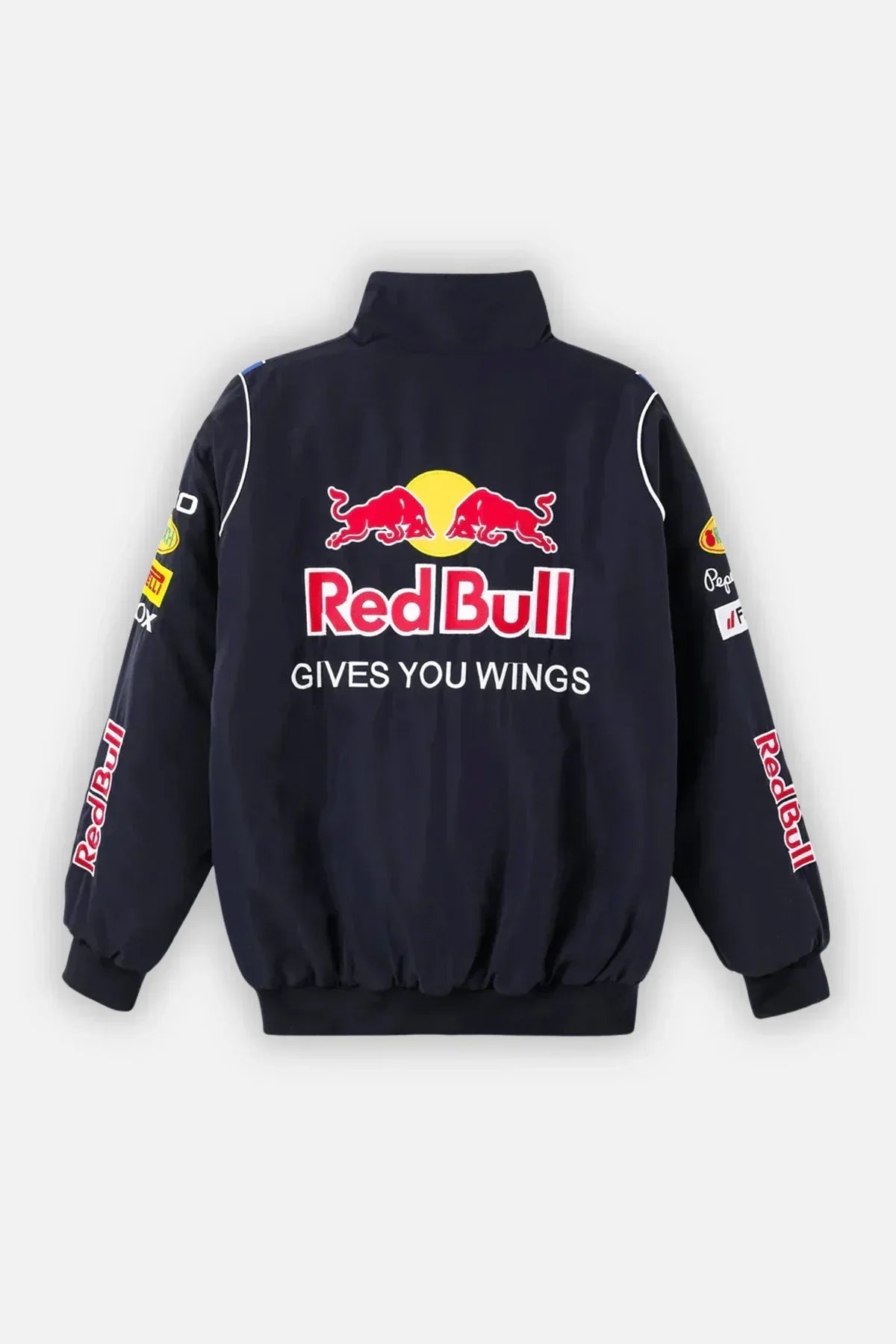 Veste F1 Vintage Red Bull Racing – Unisexe – Style Rétro