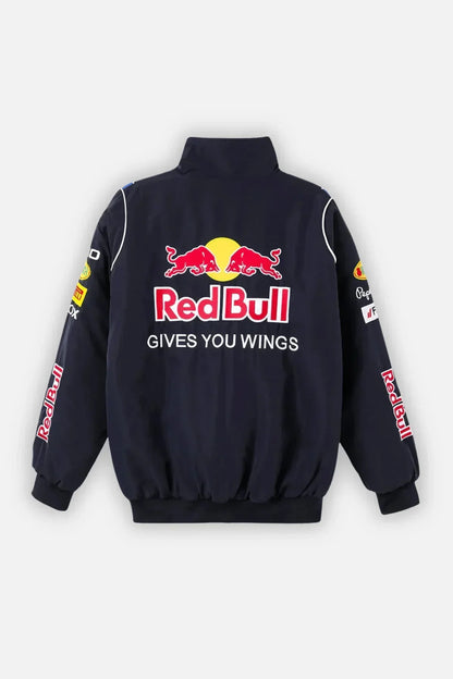 Veste F1 Vintage Red Bull Racing – Unisexe – Style Rétro
