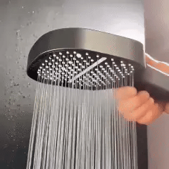 Pommeau de douche haute pression avec effet turbo et système de filtration